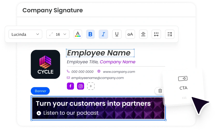 Signature designer hero image