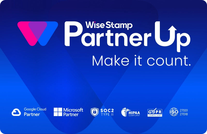 WiseStamp PartnersUp program