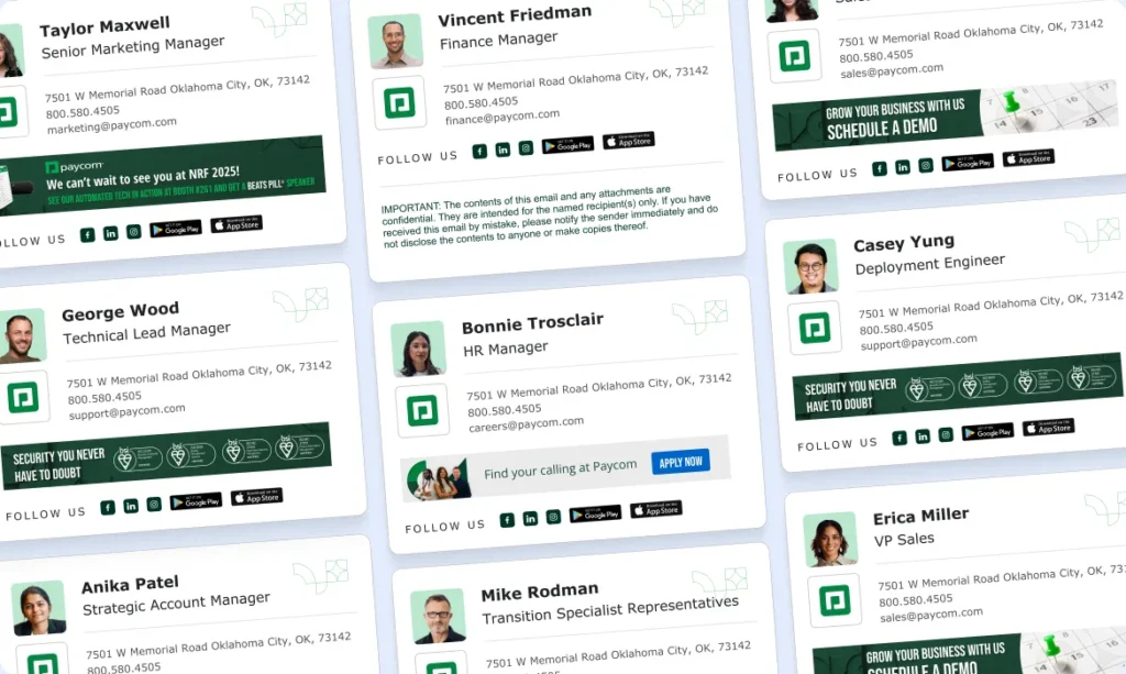 WiseStamp help your brand consistency