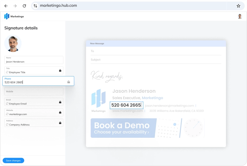 IT set's email signature editing roles for employees