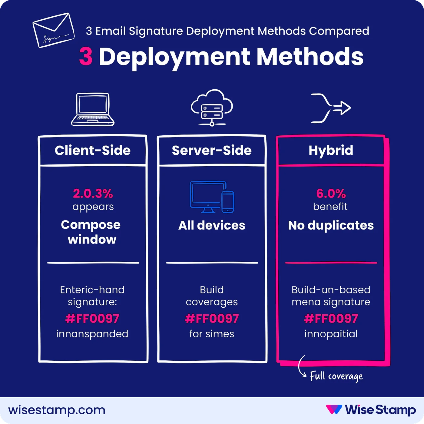 3 Email Signature Deployment Methods Compared