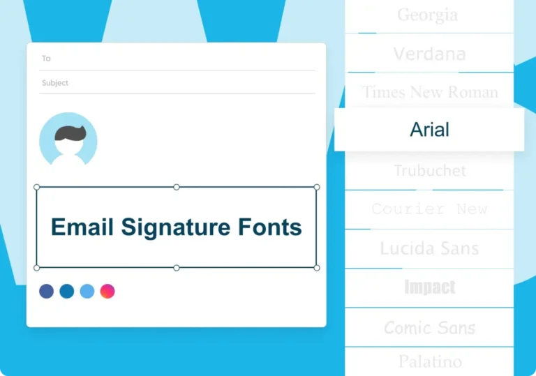 Best email signature fonts