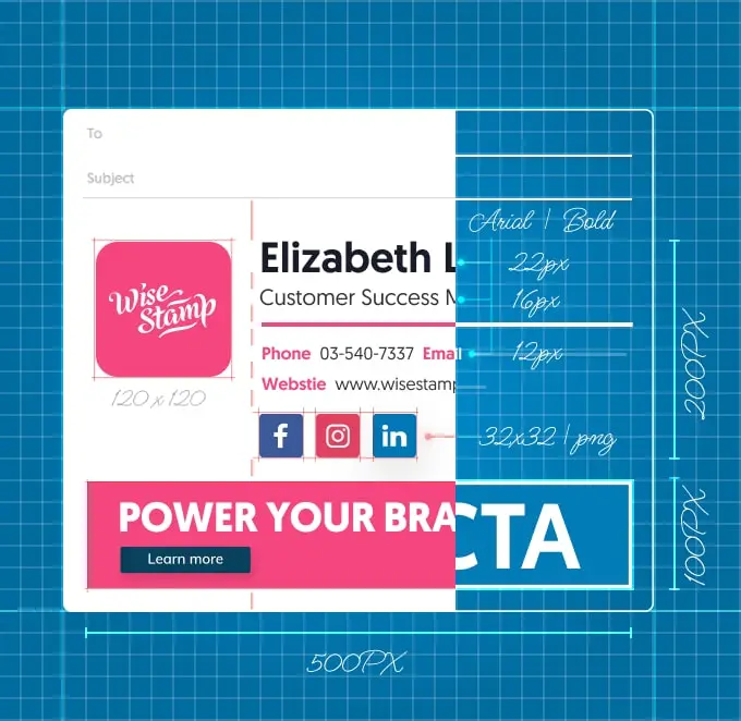 how to design a company email signature