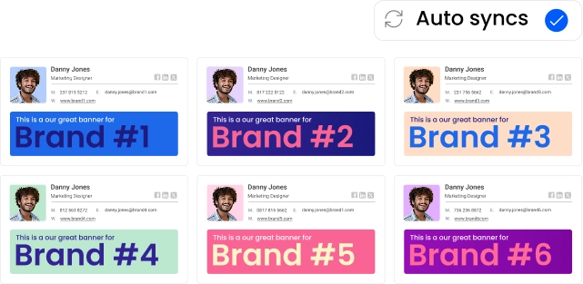 how to centrally manage multi brand email signatures