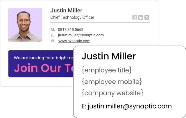 how to create an email signature policy