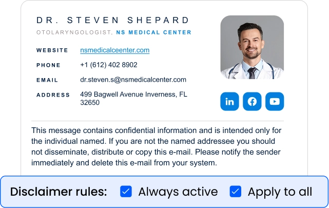 how to do email signature management legal review