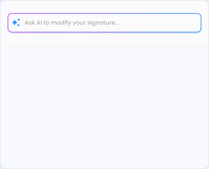 AI Generated signature