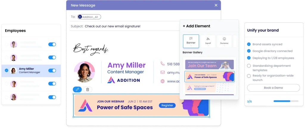 WiseStamp email signature management hero