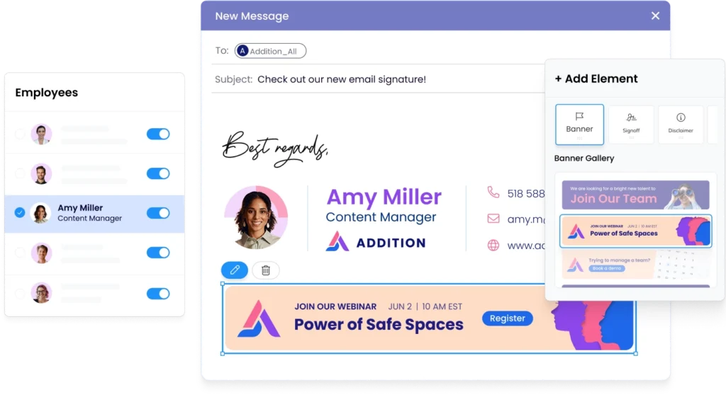 wisestamp management hero for mobile