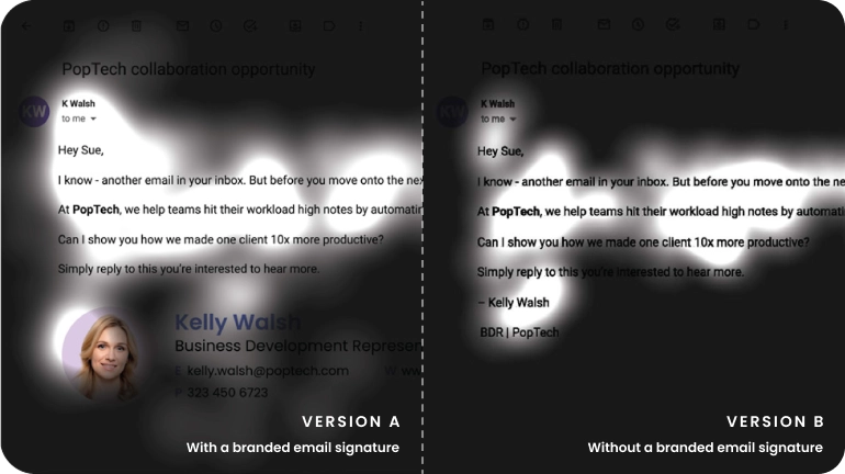 Experiment 1 side by side