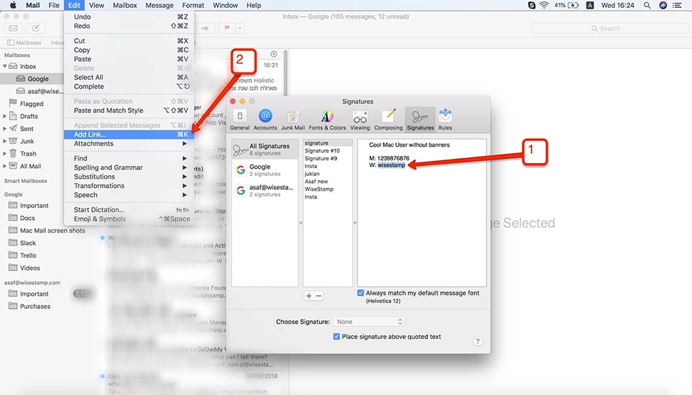 how-to-Add-a-hyperlinks-to-your-Mac-Mail-signature-step-3