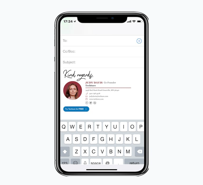 how-to-add-email-signature-on-iphone-step-5-see-new-iphone-signature-in-new-mail-message-copy-min