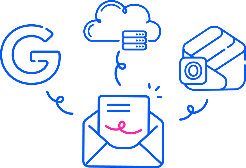deploy disclaimers and email server-side, client-side, or hybrid