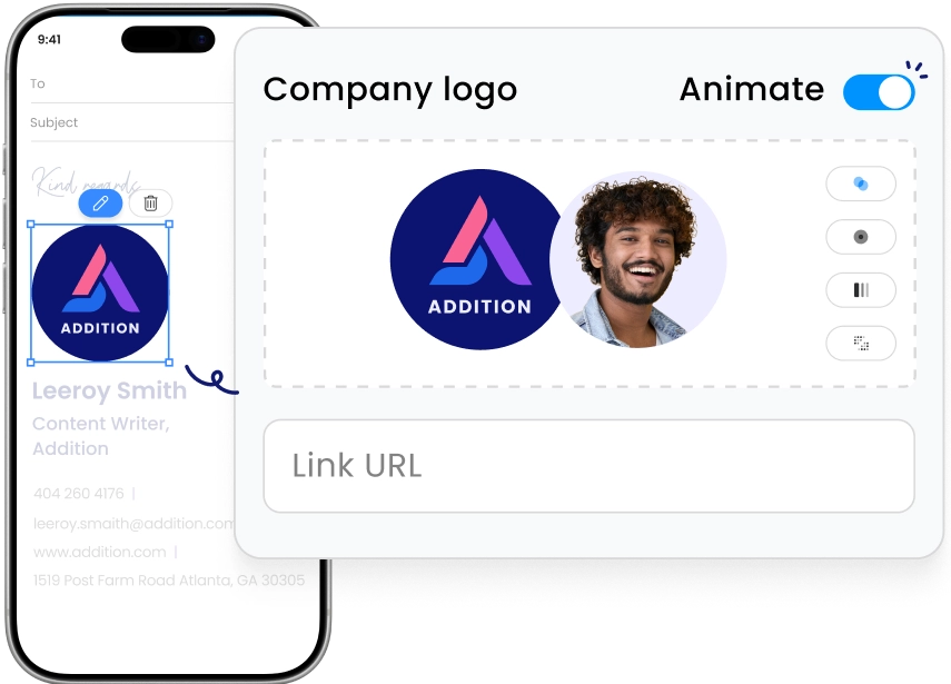create a mac mail signnature with your logo and image on iphone