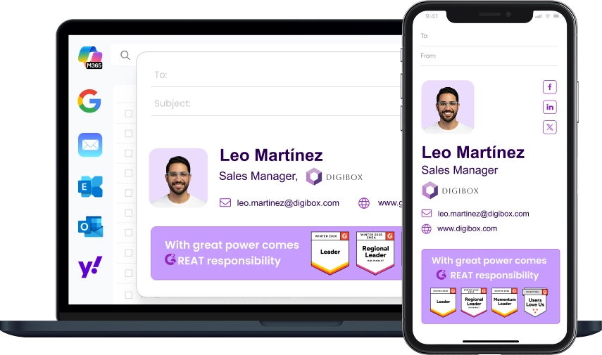 responsive concept with all email platforms