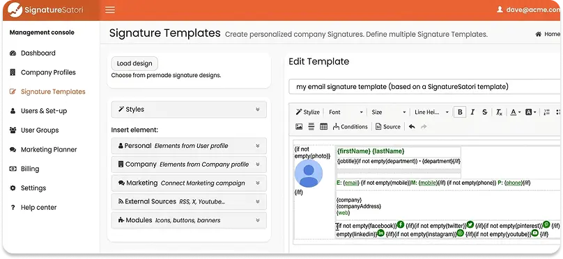 Signaturesatori editor